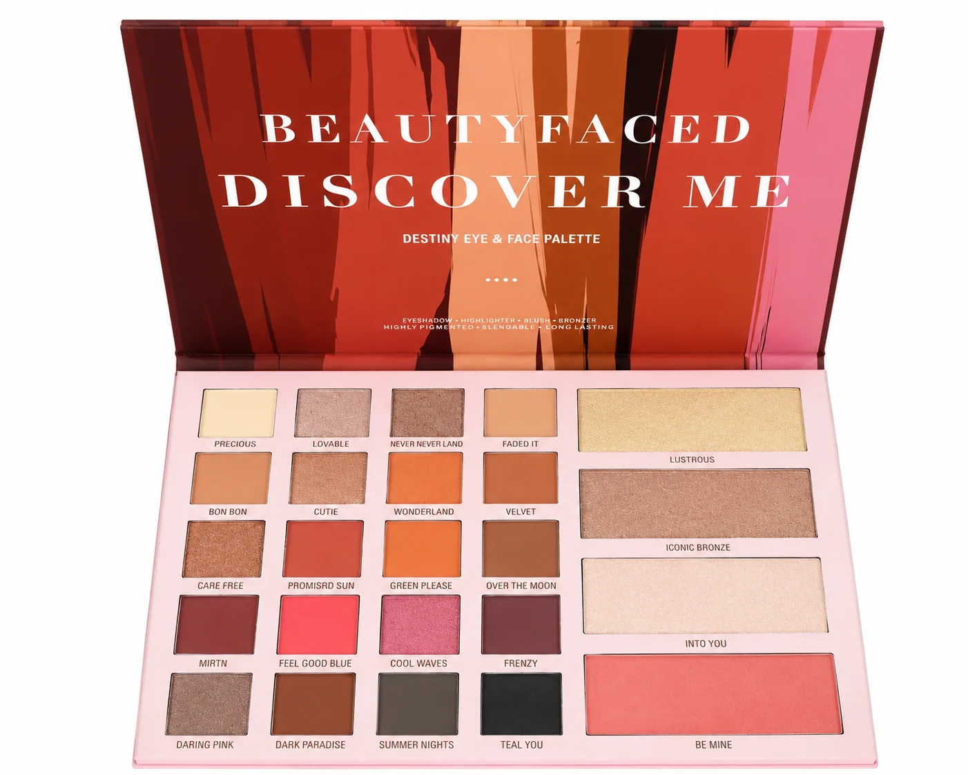 Beautyfaced Discover Me Destiny Eye & Face Palette