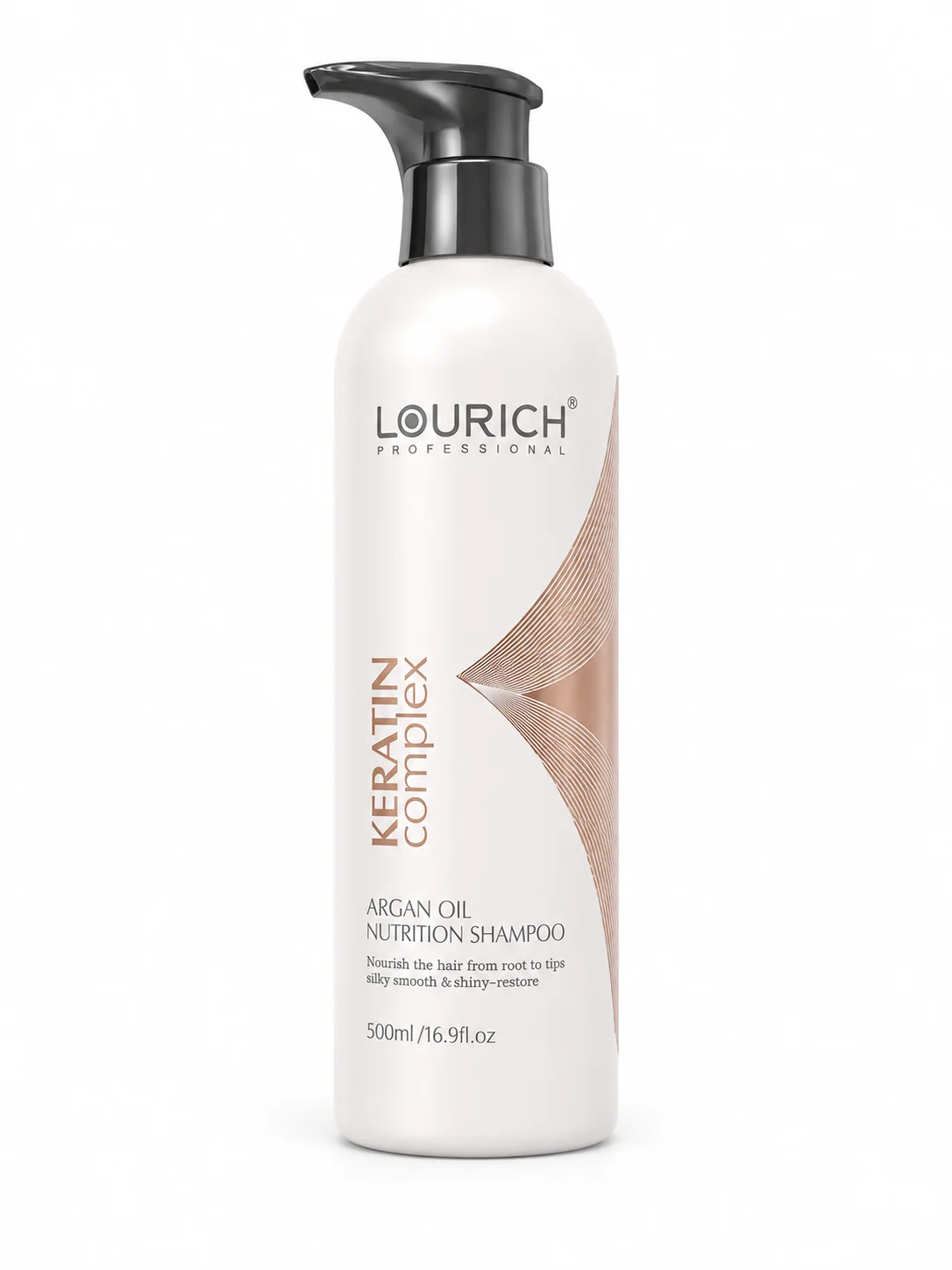 Lourich Professional Keratin Complex Argan Oil Nutrition Shampoo – 500ml