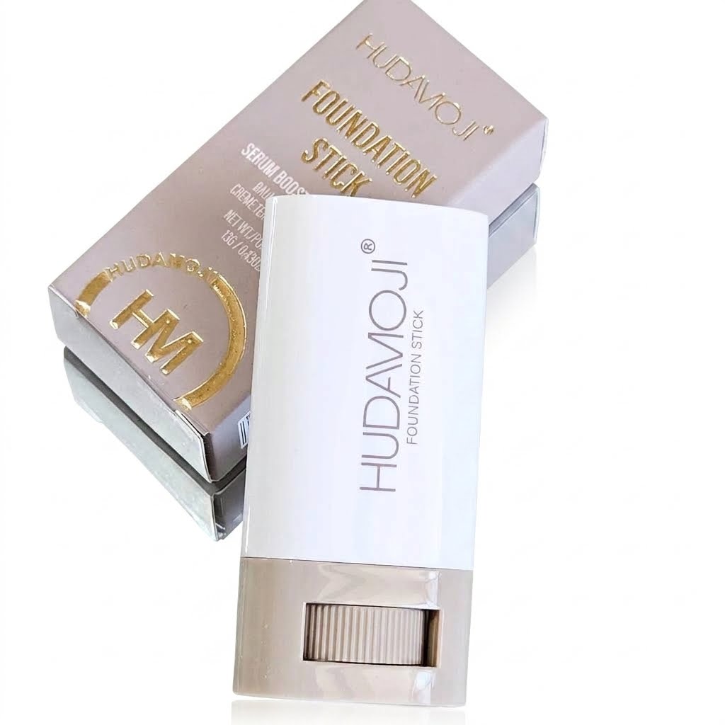 HUDAMOJI Serum Boost Foundation Stick - Creamy Full Coverage Base (13g)