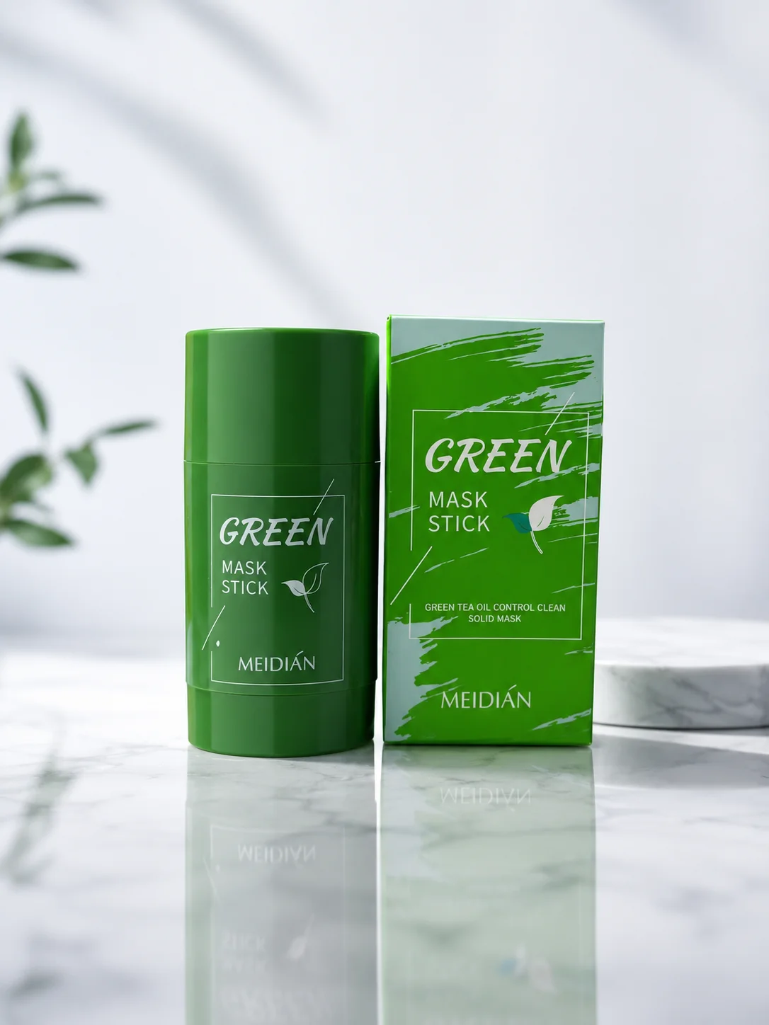 MEIDIAN Green Mask Stick – Deep Cleansing Green Tea Solid Face Mask