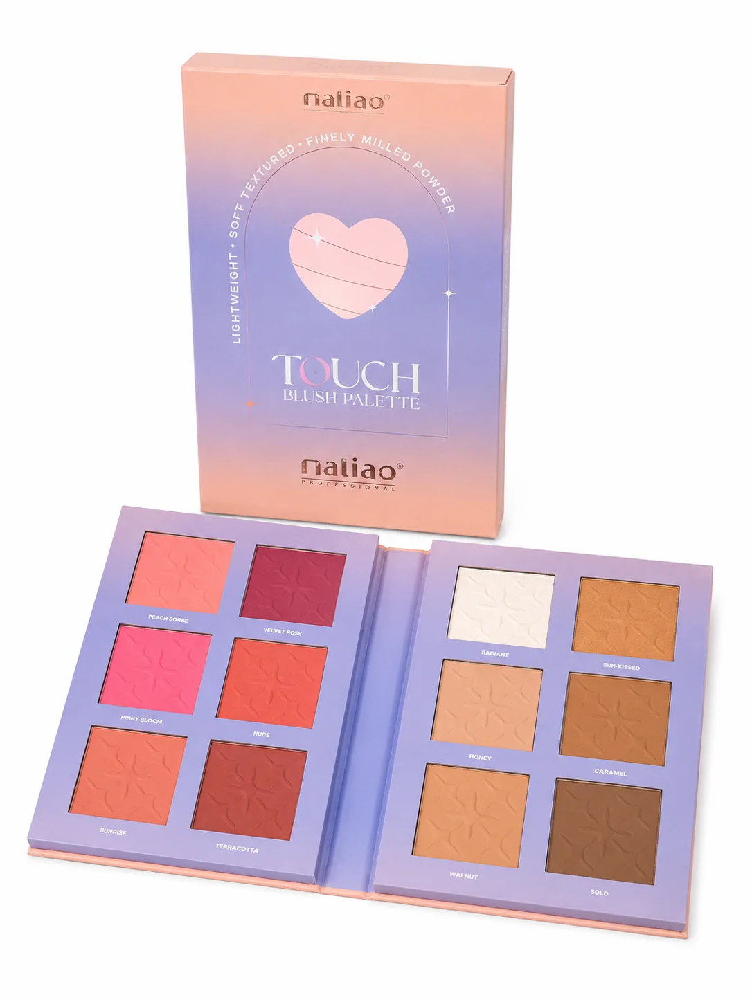Maliao Touch Blush Palette – Professional Multi-Color Face Makeup Kit