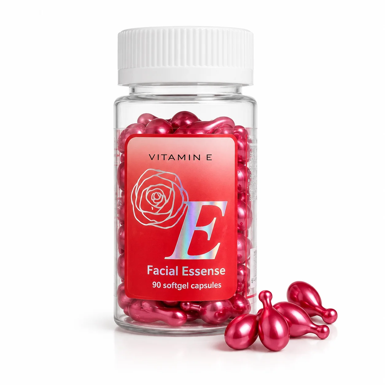 Vitamin E Facial Essence Softgel Capsules