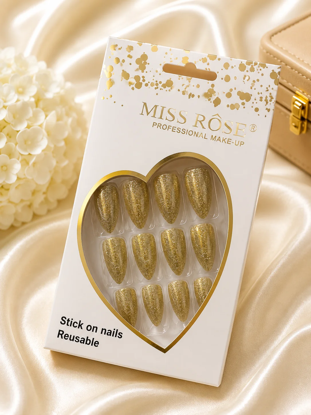 Luxury Glitter Press-On Nails Set