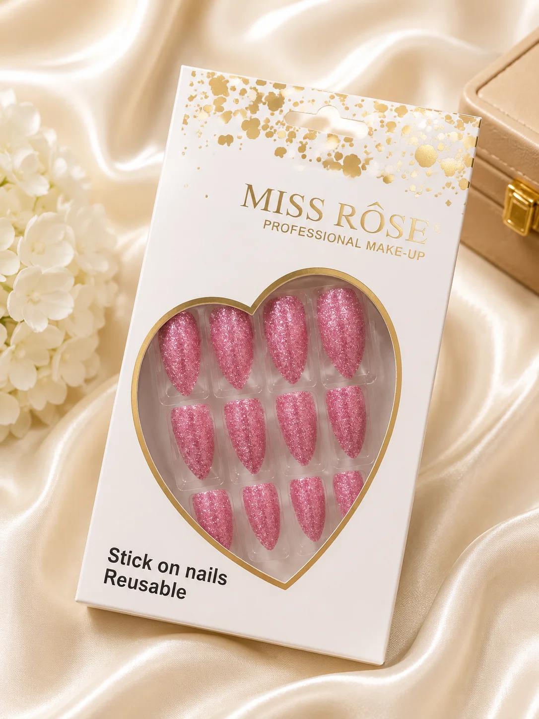 Luxury Glitter Press-On Nails Set