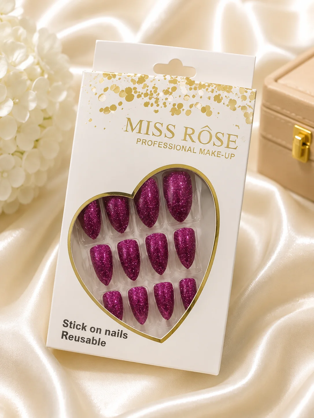 Luxury Glitter Press-On Nails Set