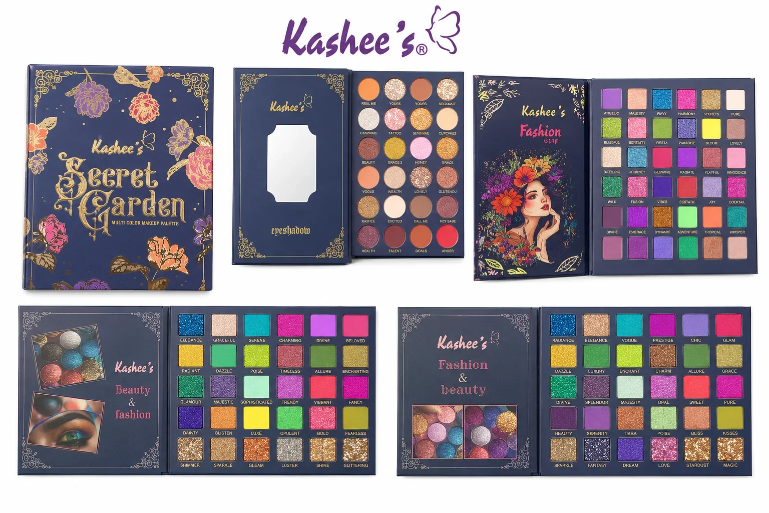 Kashee’s Secret Garden Eyeshadow Collection
