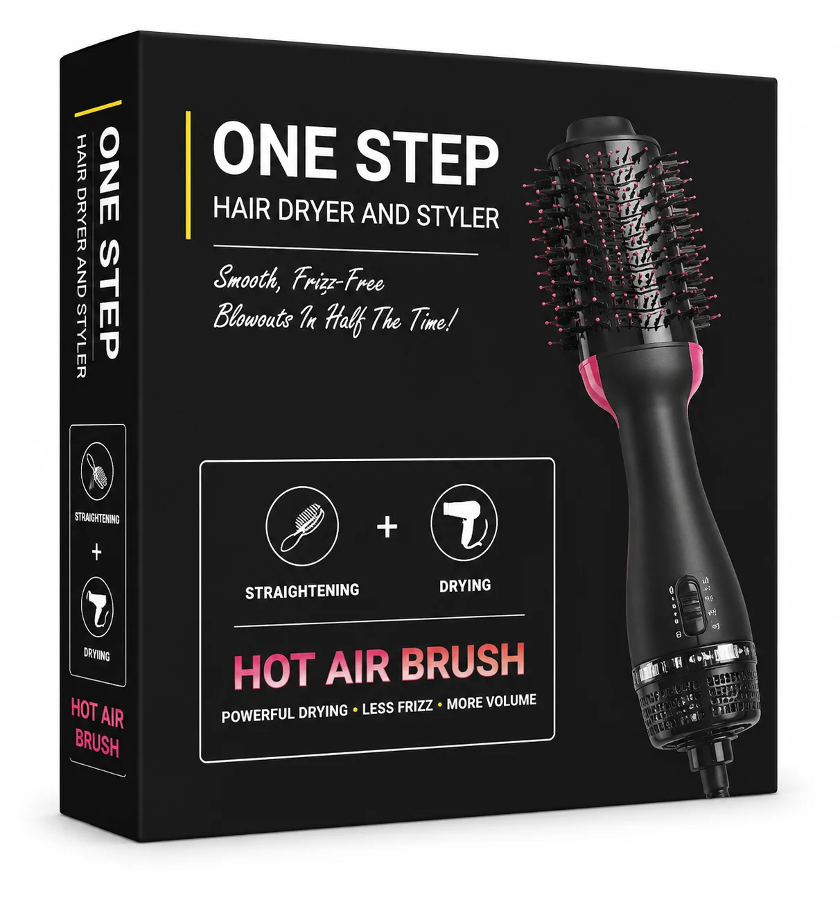 One Step Hair Dryer and Styler - Hot Air Brush