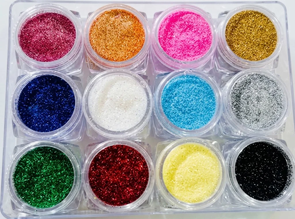 Silly18 Loose Glitter Powder Set - 12 Vibrant Shades 105,120,119,113,114,115,110,105,101