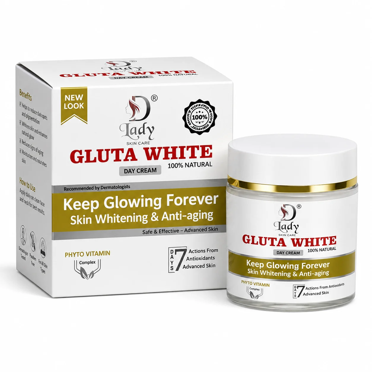 Lady Skin Care Gluta White Natural Day Cream