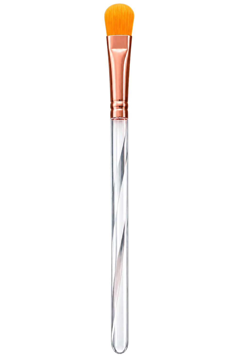 Transparent Handle Makeup Brush – Soft Bristle Beauty & Face Brush