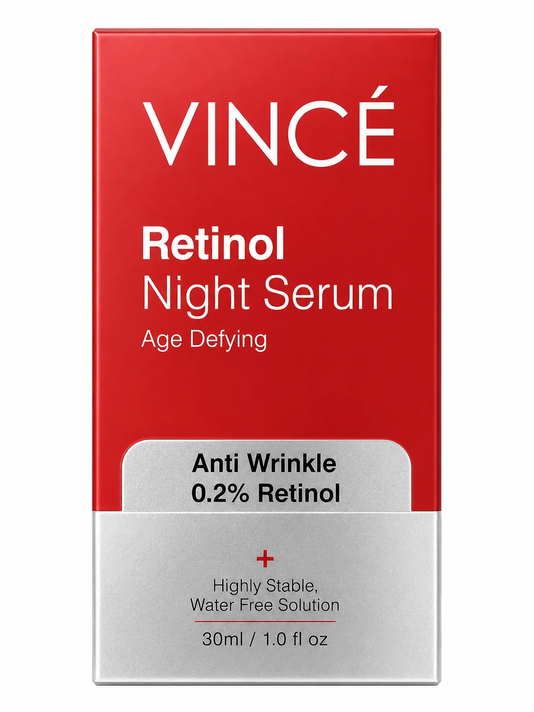 VINCÉ Retinol Night Serum – Anti-Wrinkle Age Defying Serum 30ml