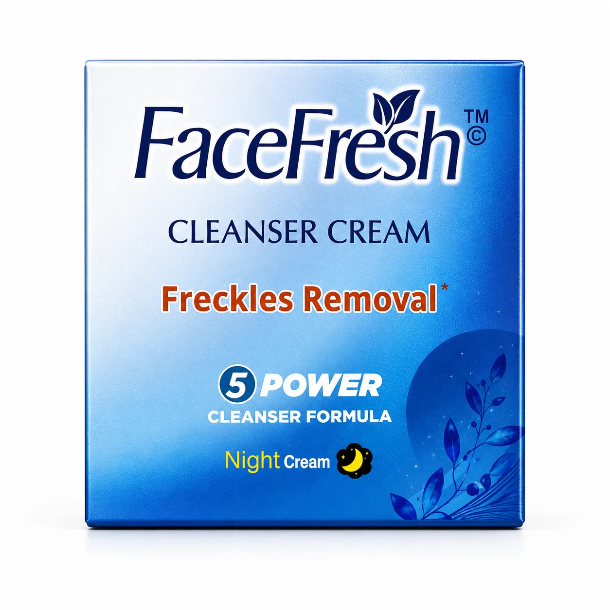 FaceFresh Cleanser Cream Freckles Removal Night Cream 07GM