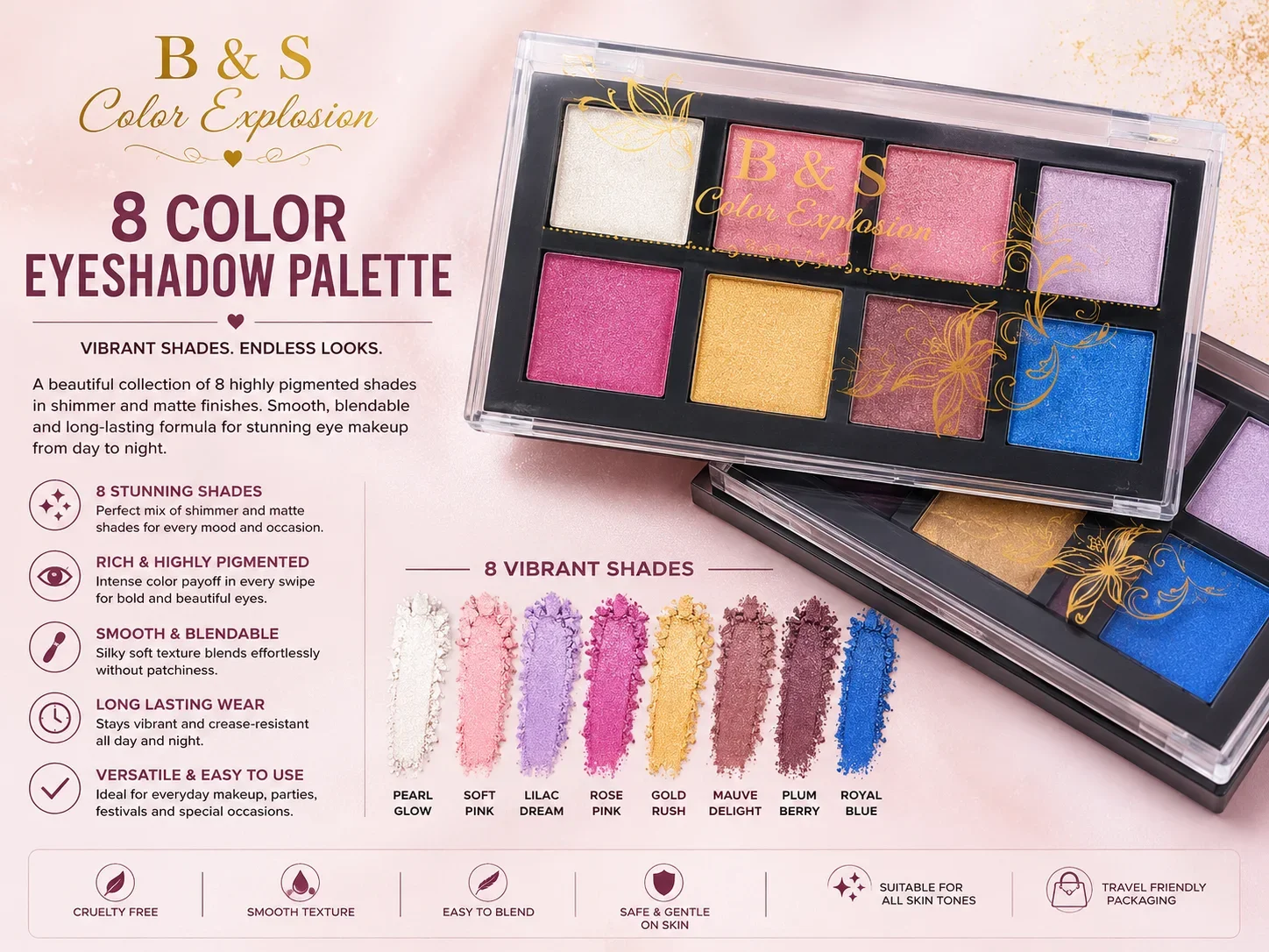 B&L 8 Color Eyeshadow Palette