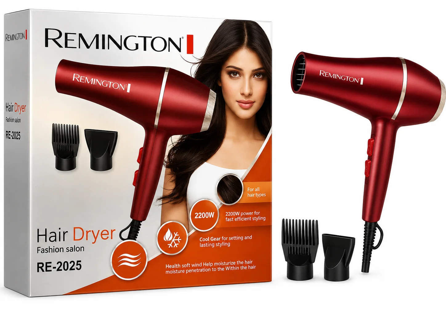 Remington RE-2025 Fashion Salon Hair Dryer