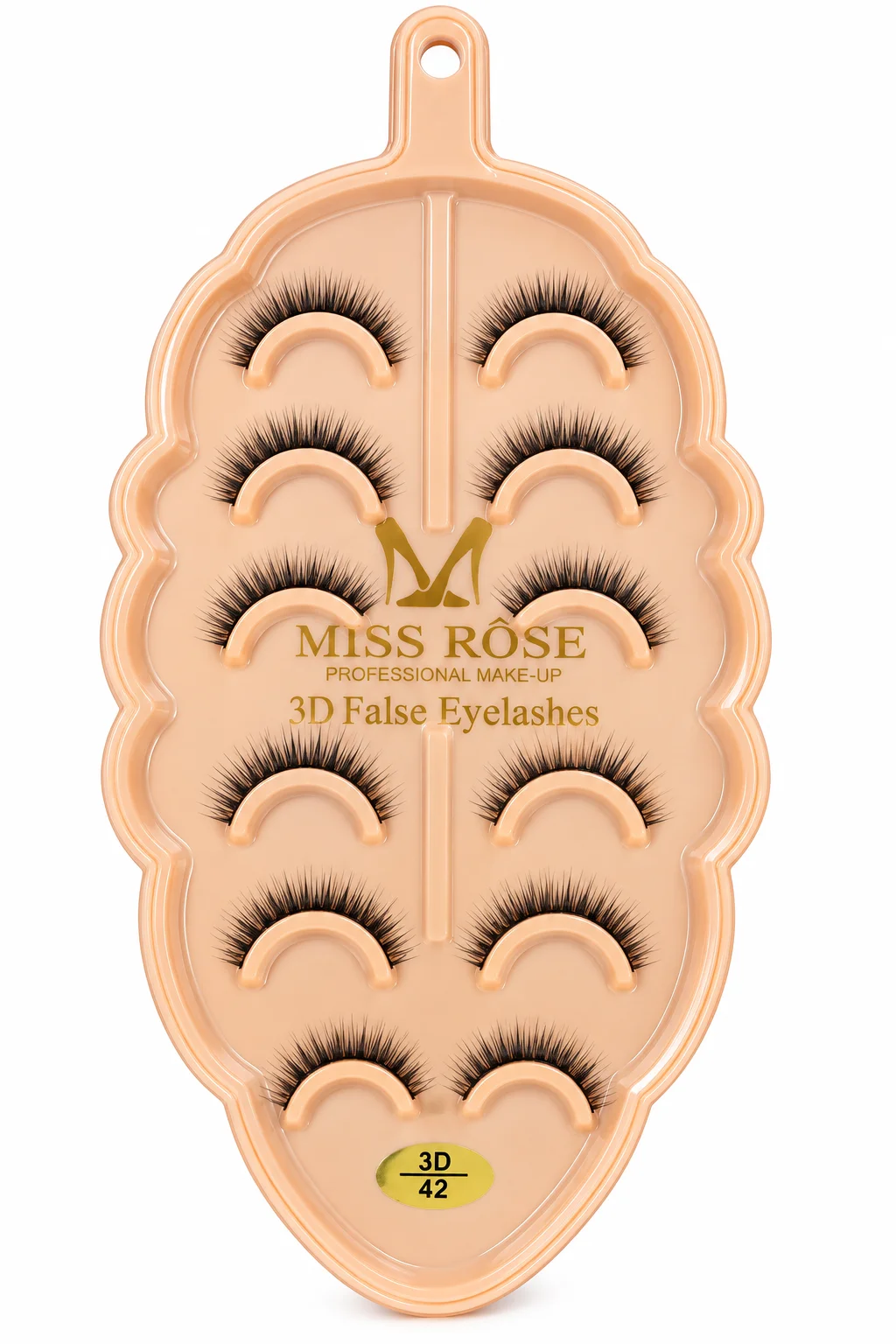Miss Rose 3D False Eyelashes – Soft & Natural Look Lashes