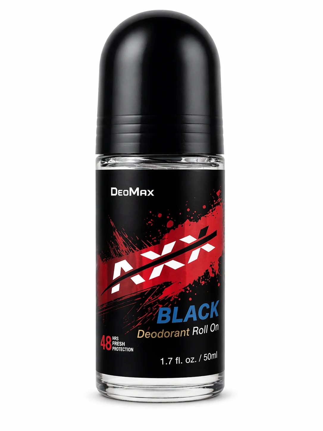 AXE Black DeoMax Roll-On Deodorant – Long Lasting Freshness (50ml)