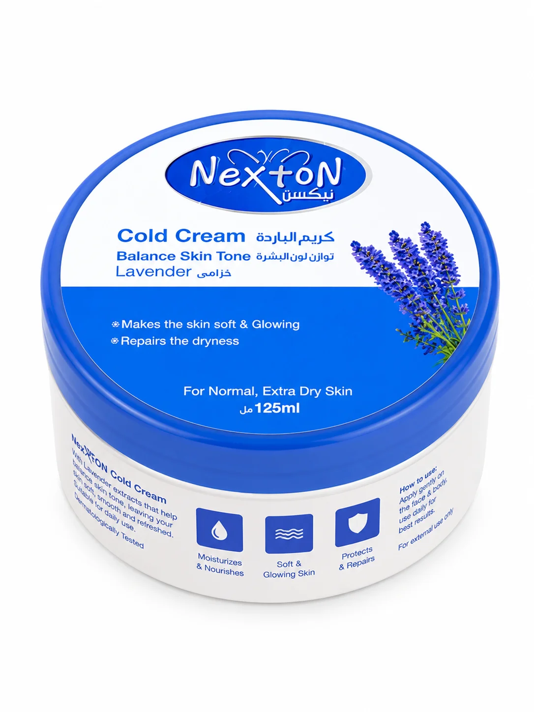 Nexton Lavender Cold Cream – Deep Moisture & Soft Glowing Skin