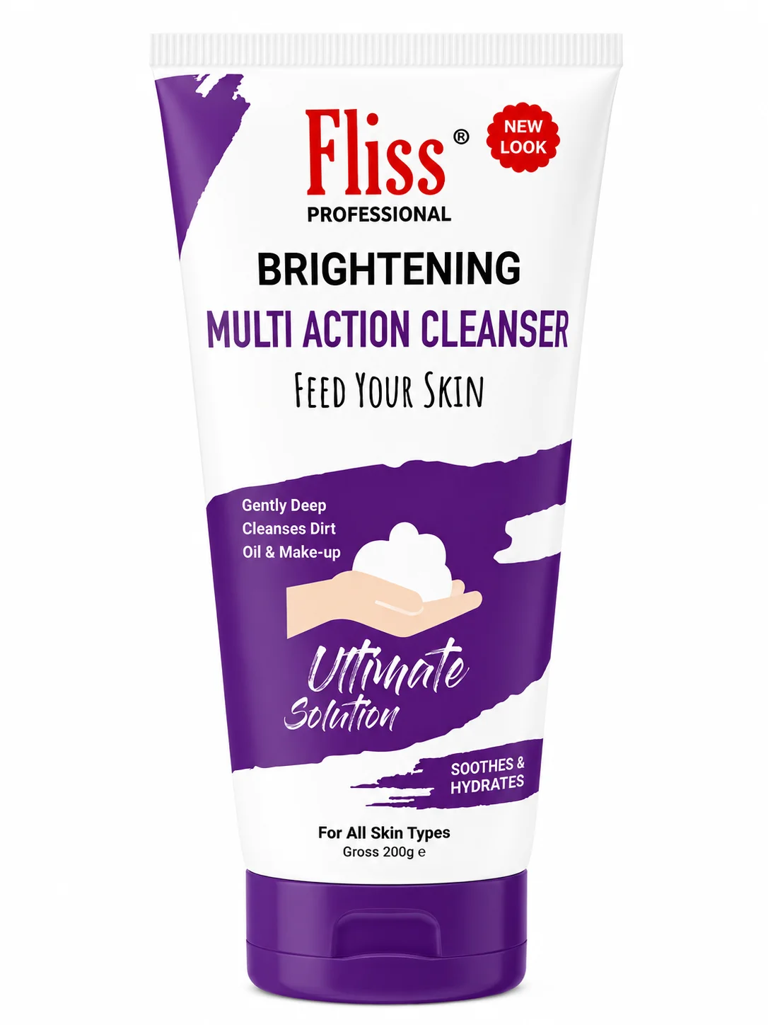 Fliss Professional Brightening Multi Action Cleanser 200ML