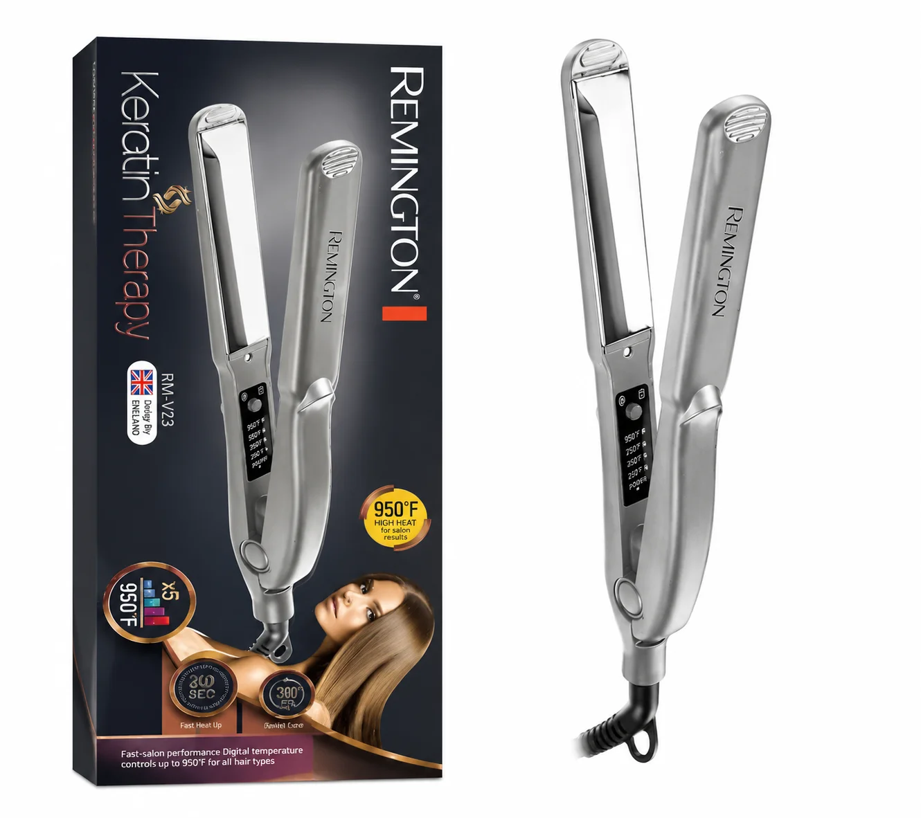 Remington Keratin Therapy Professional Hair Straightener – Model RMV23