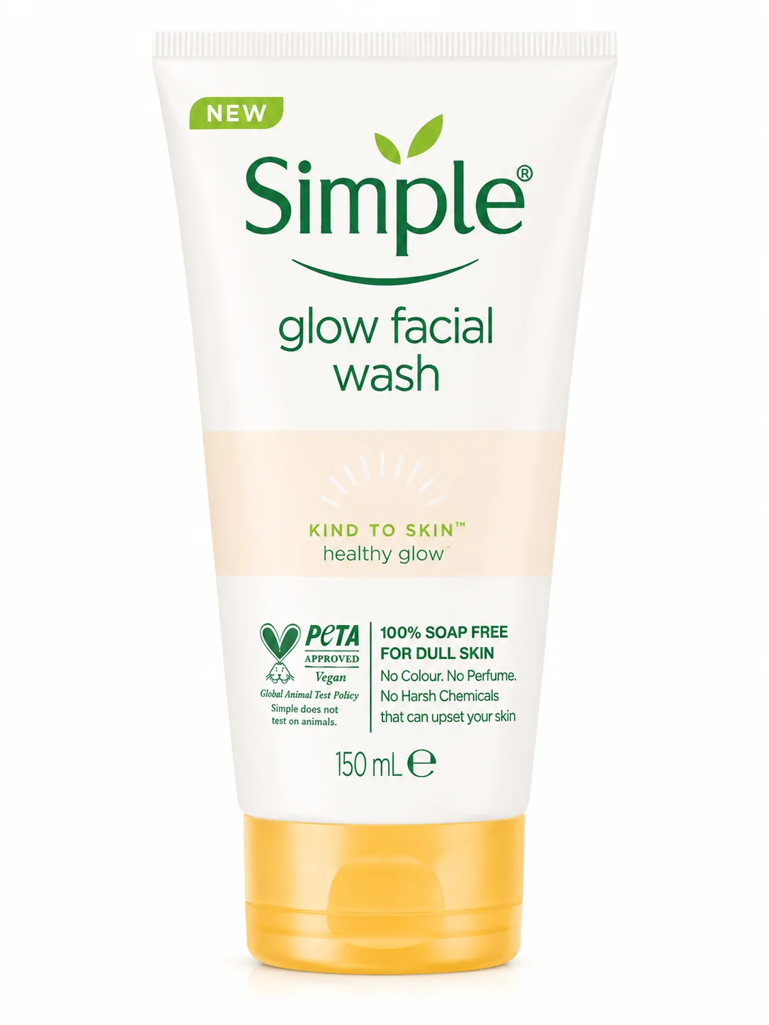 Simple Glow Facial Wash – Healthy Glow Face Cleanser for Dull Skin (150ml)