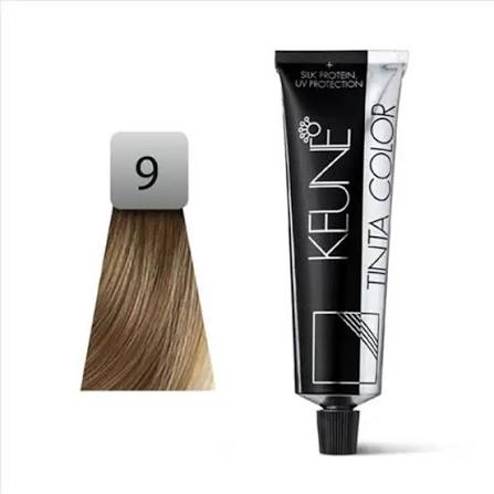 Keune Tinta Color Professional Permanent Hair Colour - Shade 9 Very Light Blonde