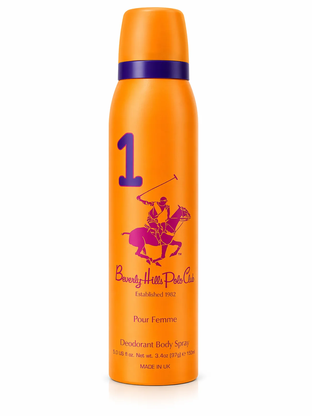 Beverly Hills Polo Club No.1 Pour Femme Deodorant Body Spray – 150ml