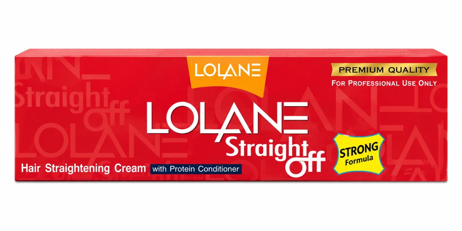LOLANE Straight Off Hair Straightening Cream With Protein Conditioner – Strong Formula