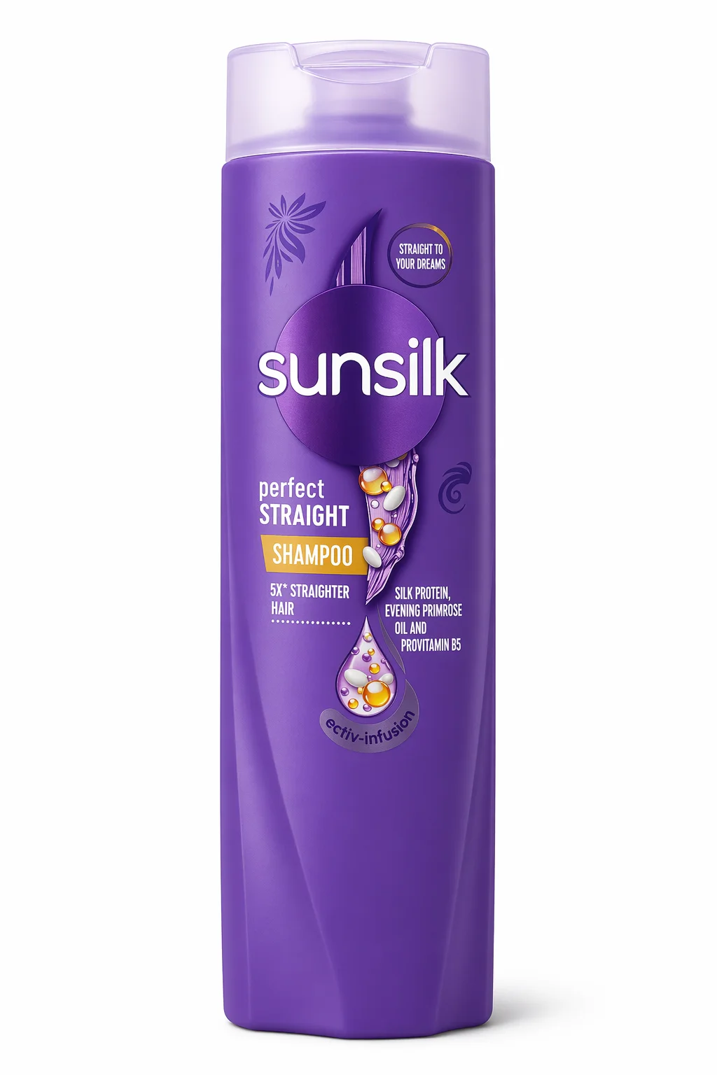 Sunsilk Perfect Straight Shampoo – Smooth & Sleek Hair Formula 160ML