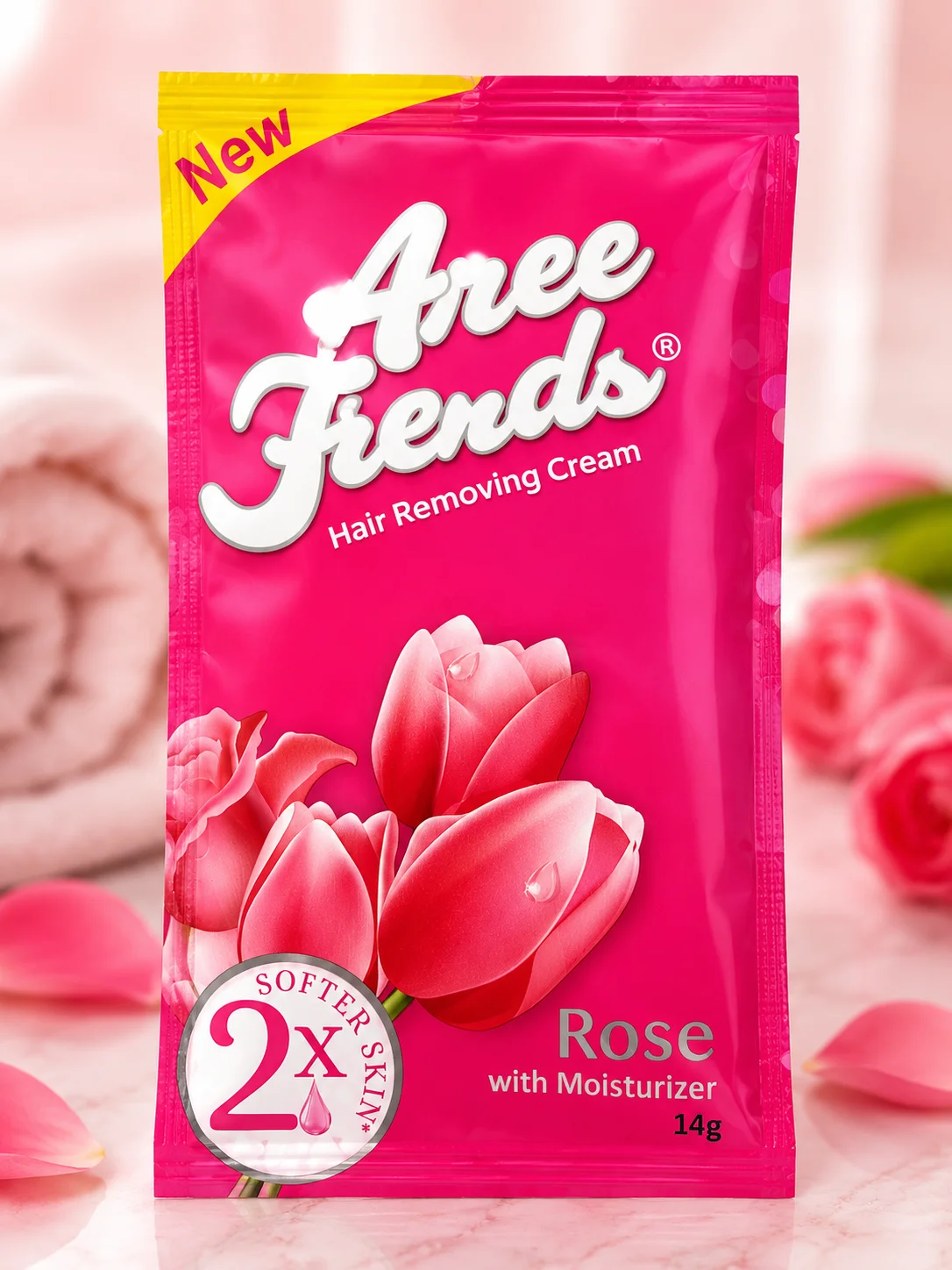 Aree Fends Rose Hair Removing Cream Sachet