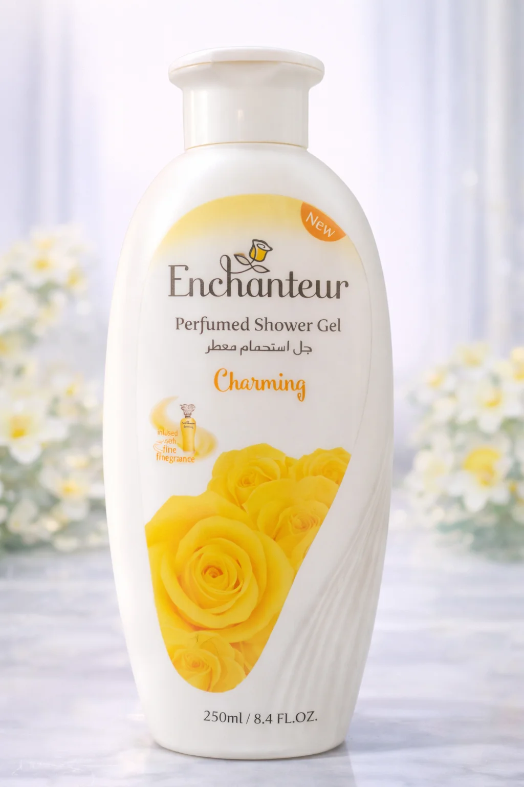 Enchanteur Charming Perfumed Shower Gel – Soft Floral Fragrance Body Wash 250ML