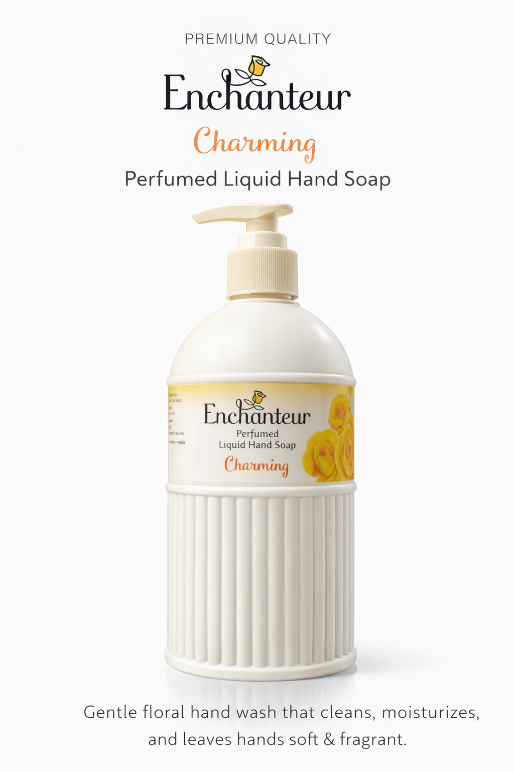 Enchanteur Charming Perfumed Liquid Hand Soap – Gentle Floral Hand Wash 300ML