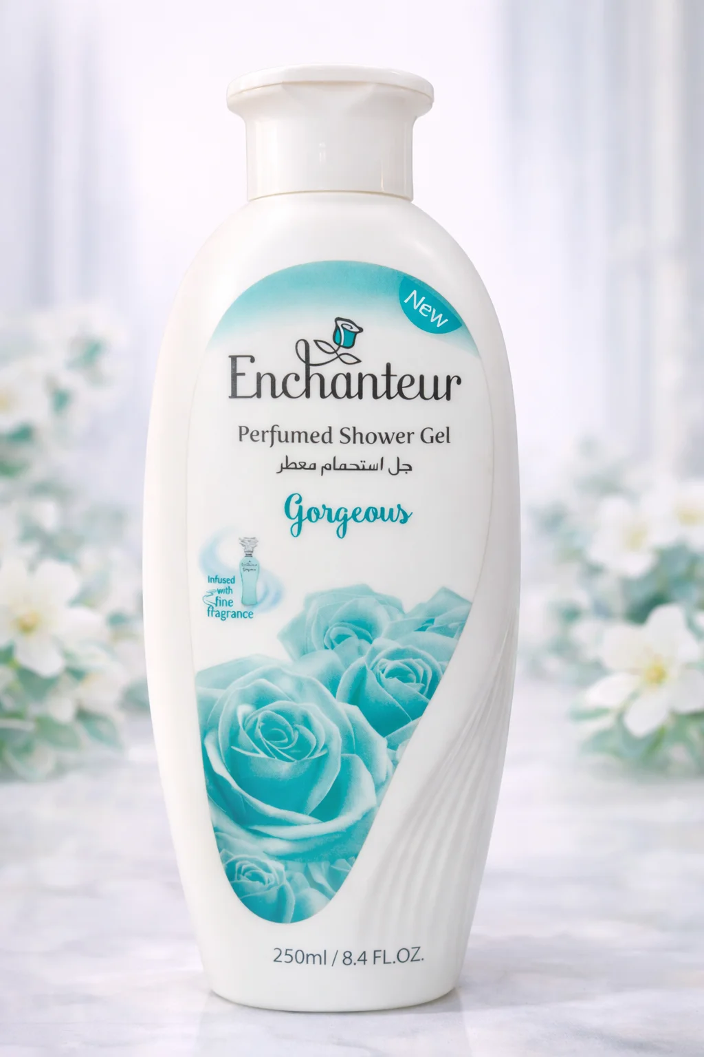 Enchanteur Gorgeous Perfumed Shower Gel – Long Lasting Fragrance Body Wash 250ML