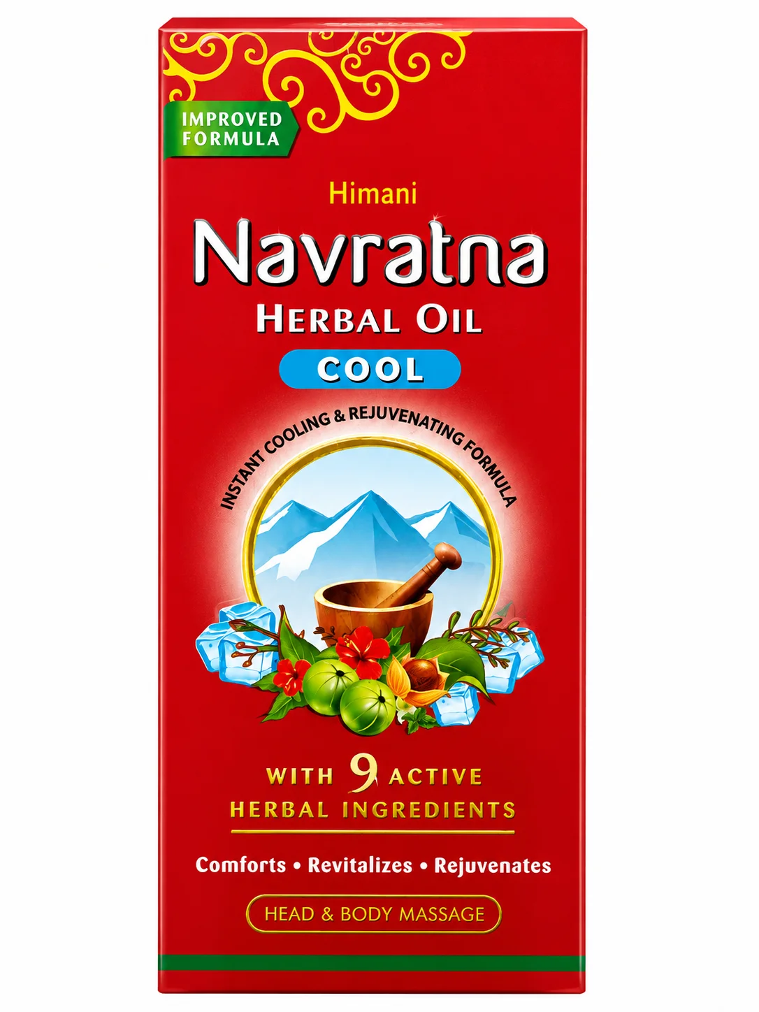 Himani Navratna Herbal Oil Cool – Instant Cooling & Rejuvenating Formula 100ML