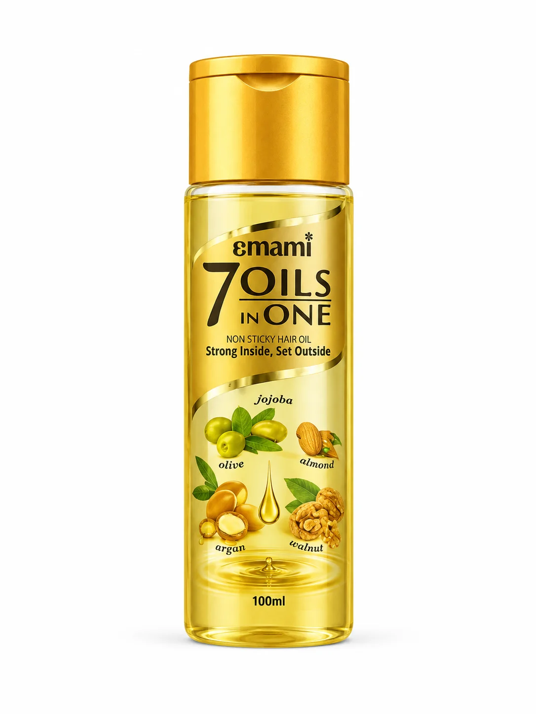Emami 7 Oils in One Non-Sticky Hair Oil – 100ml