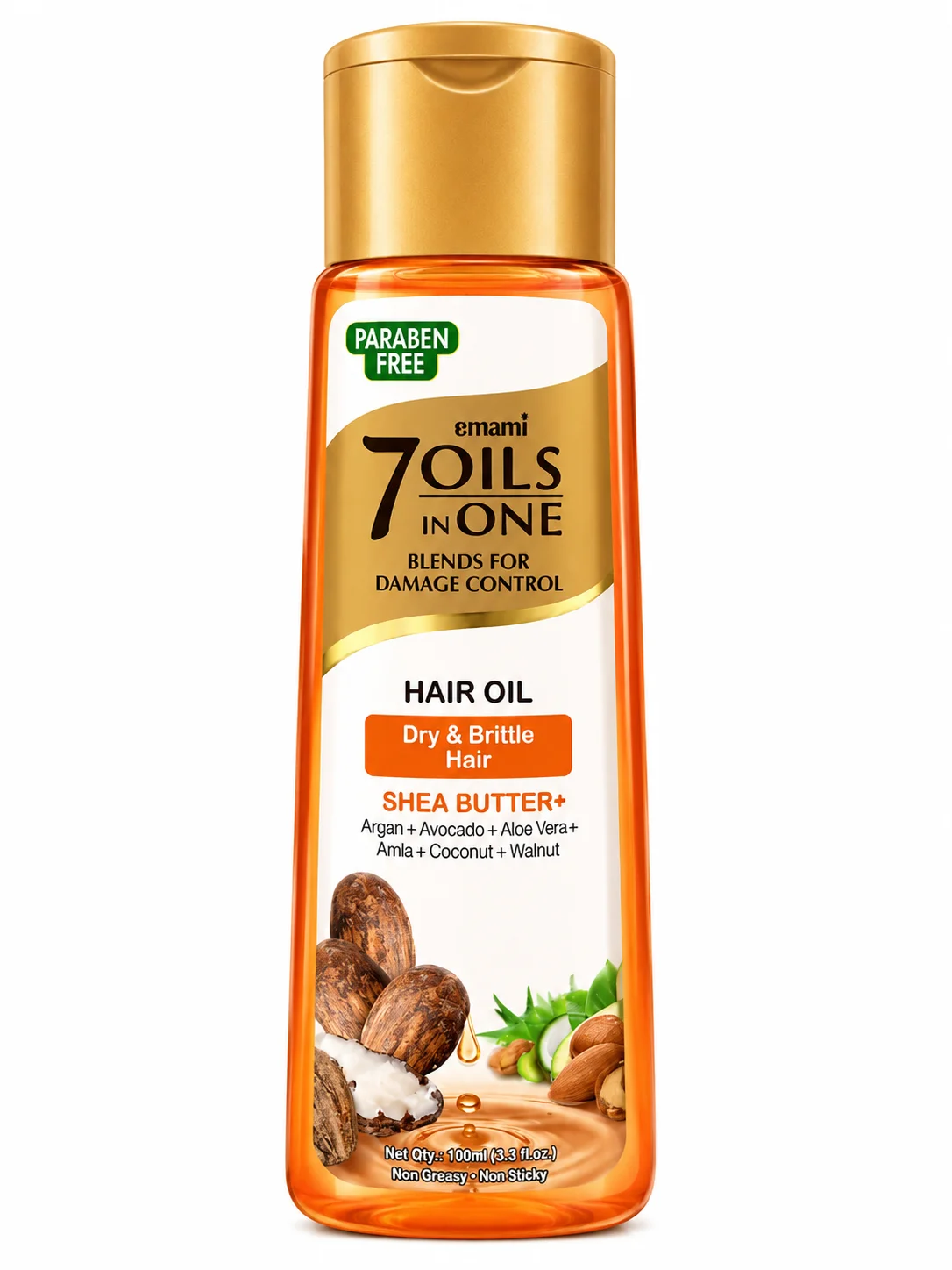 Emami 7 Oils In One Hair Oil with Shea Butter 100ML