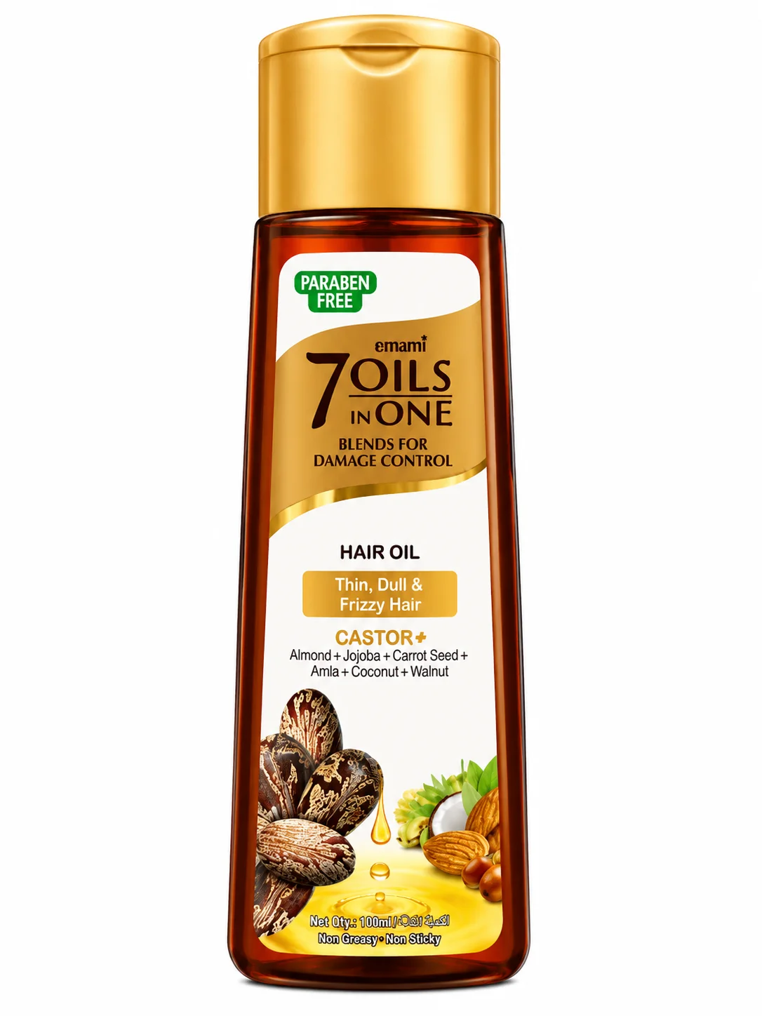 Emami 7 Oils In One Castor+ Hair Oil 100ML
