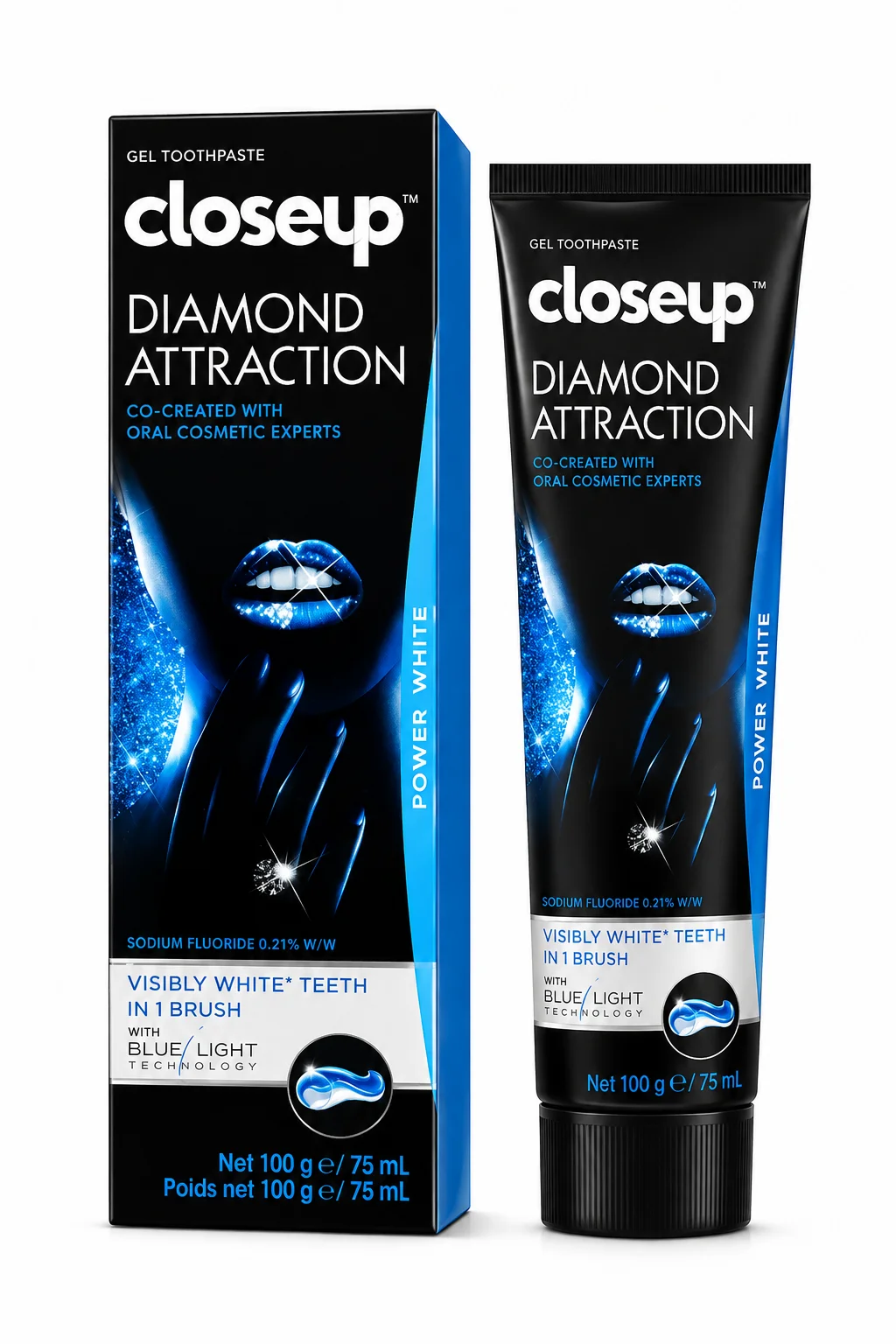 Closeup Diamond Attraction Power White Gel Toothpaste – 100g / 75ml
