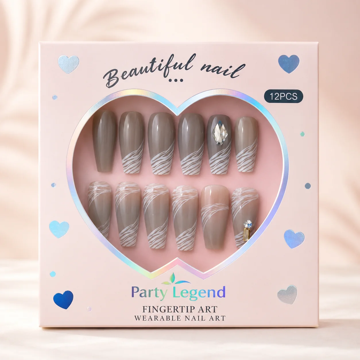 Party Legend 12PCS Press-On Nails Set