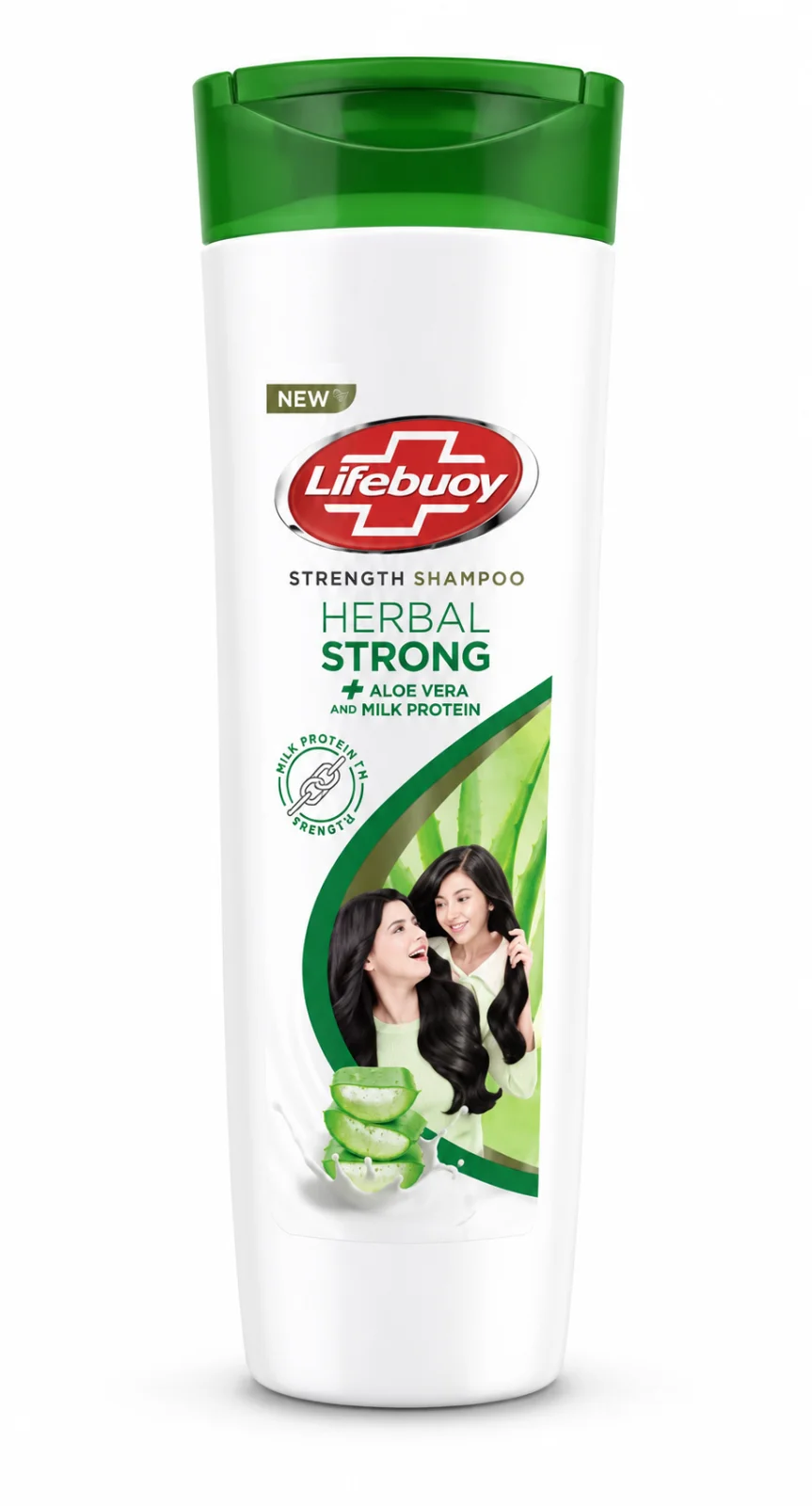 Lifebuoy Herbal Strong Strength Shampoo with Aloe Vera & Milk Protein