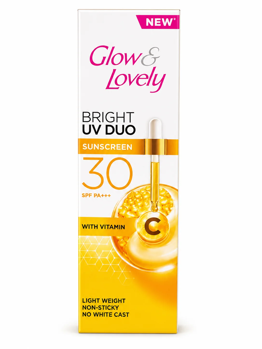 Glow & Lovely Bright UV Duo Sunscreen SPF 30 PA+++ with Vitamin C