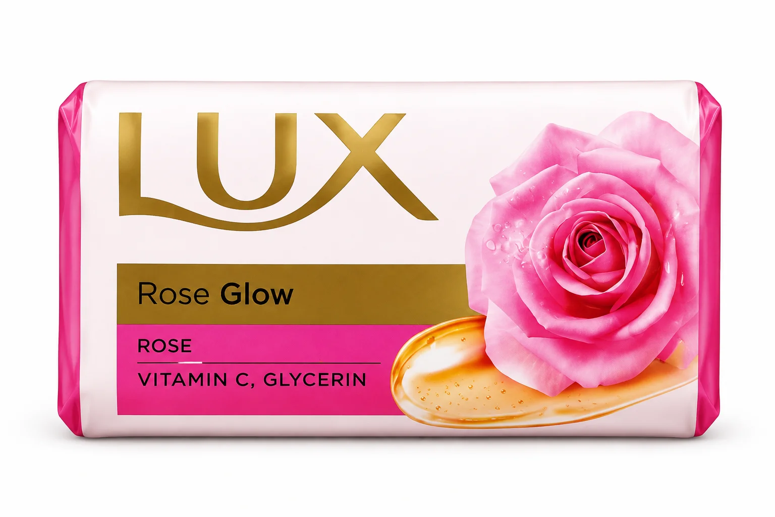 LUX Rose Glow Soap – Rose, Vitamin C & Glycerin