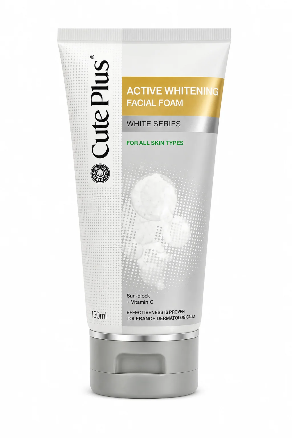 Cute Plus Active Whitening Facial Foam – 150ml