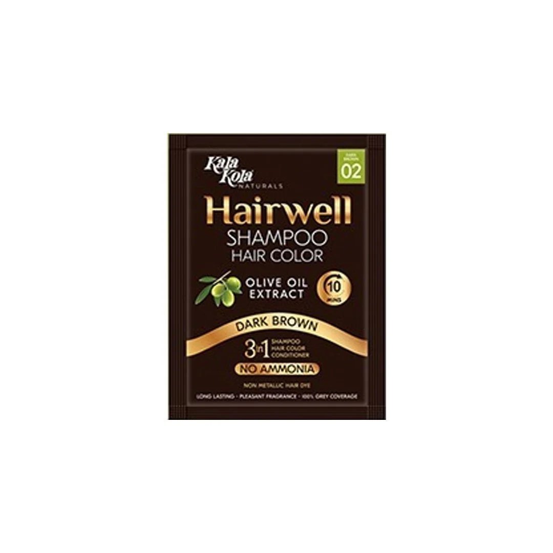 Kala Kola Naturals Hairwell 3-in-1 Shampoo 02 Dark Brown