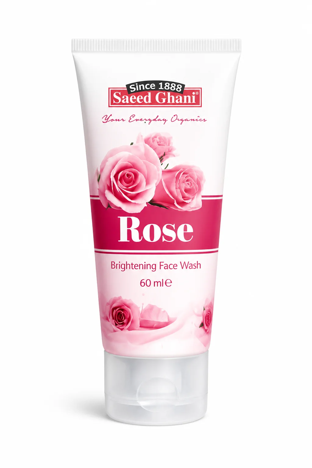 Saeed Ghani Rose Brightening Face Wash - 60ml