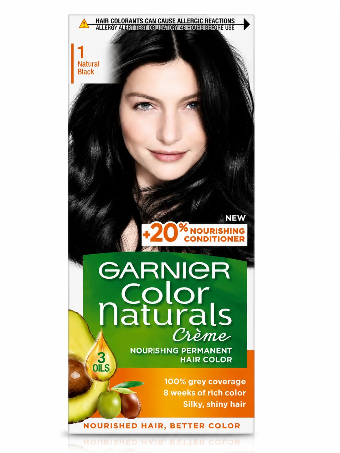 Garnier Color Naturals Crème Hair Color 1 Natural Black
