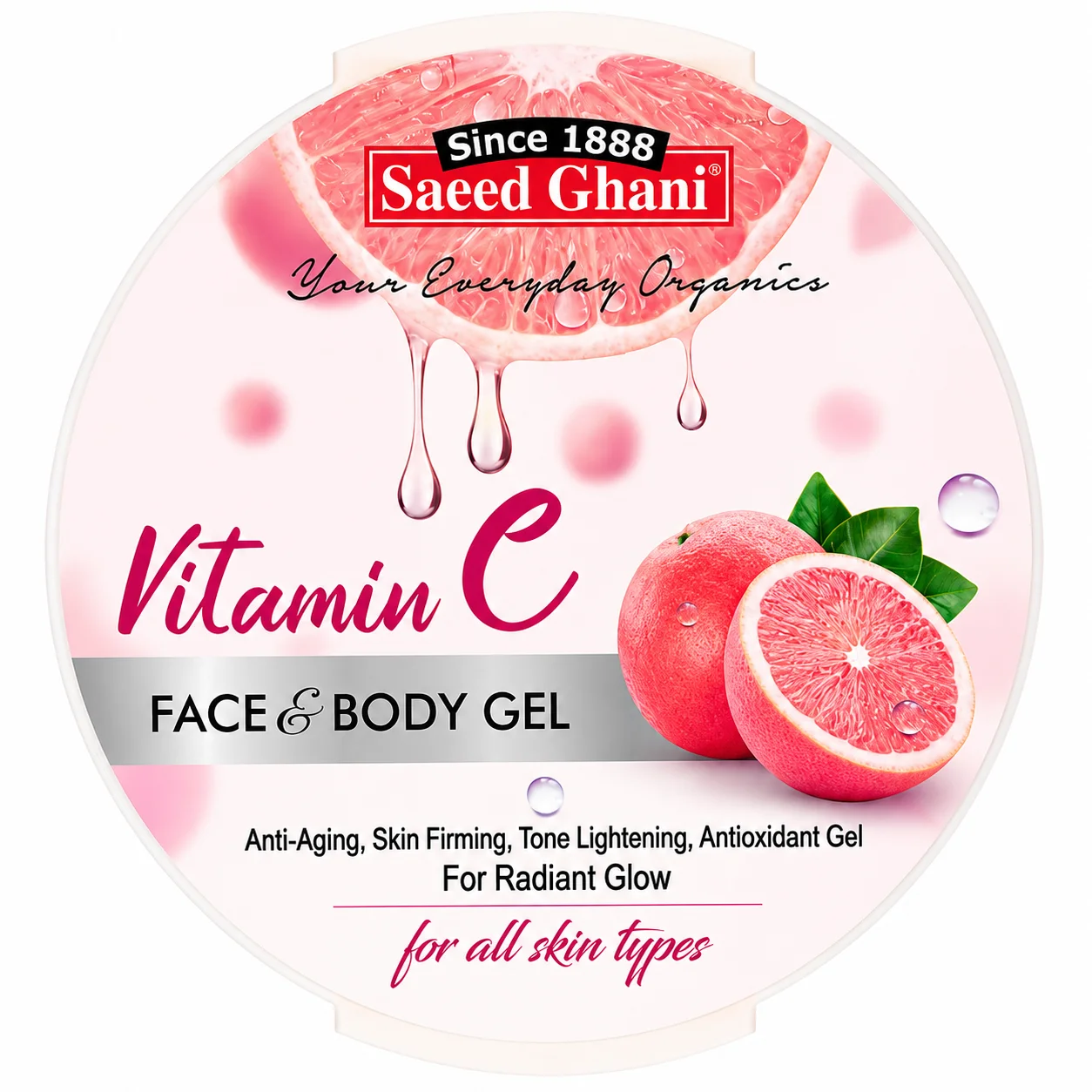 Saeed Ghani Vitamin C Face & Body Gel – Brightening & Hydrating Care