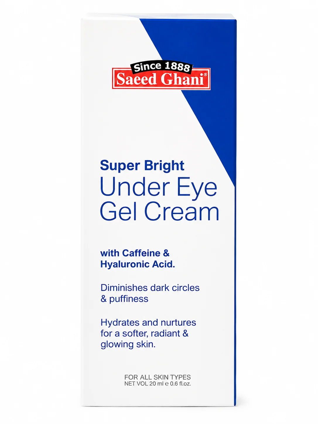 Saeed Ghani Super Bright Under Eye Gel Cream