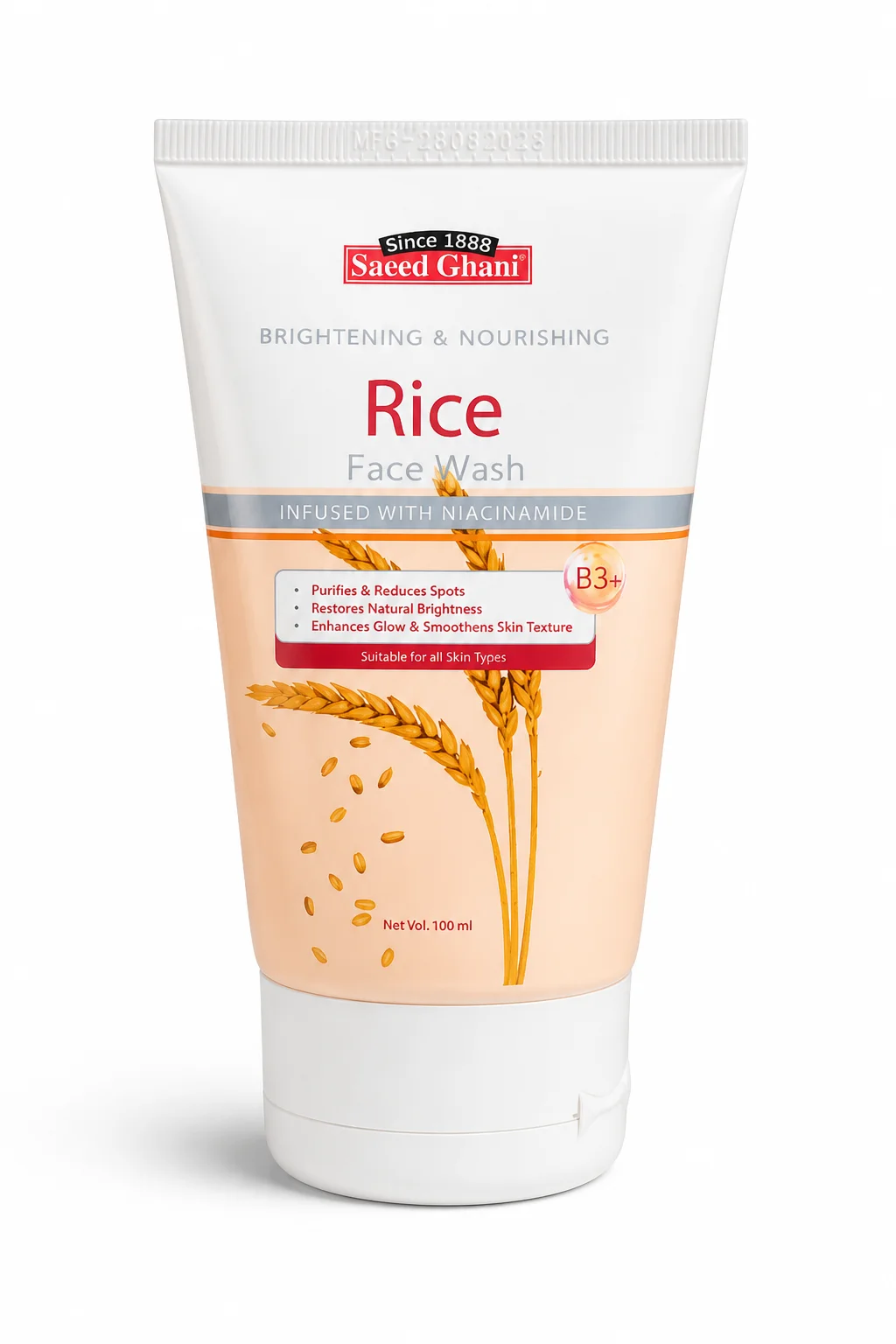 Saeed Ghani Rice Face Wash - 100ml
