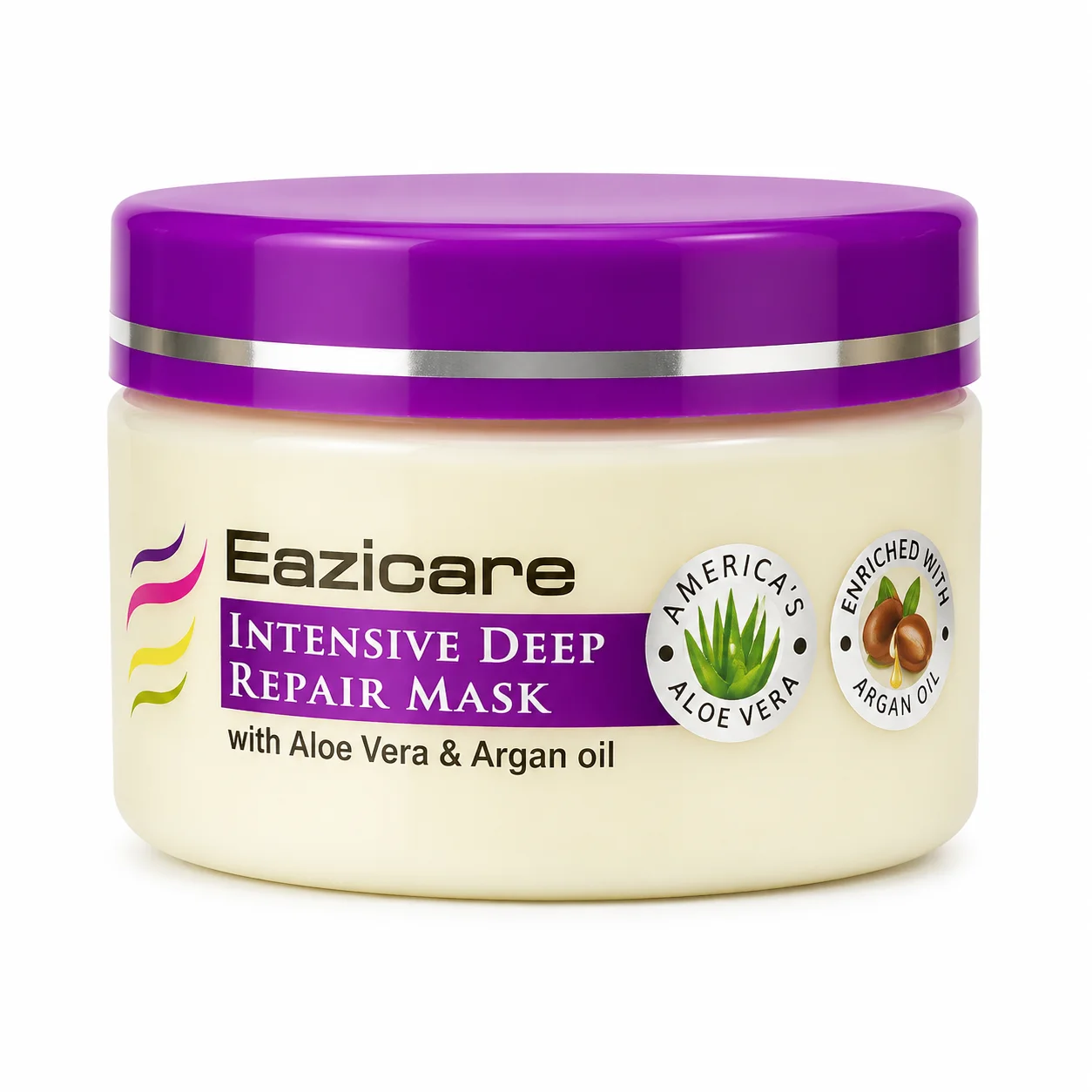 Eazicare Intensive Deep Repair Hair Mask with Aloe Vera & Argan Oil – Deep Nourishing Hair Treatment