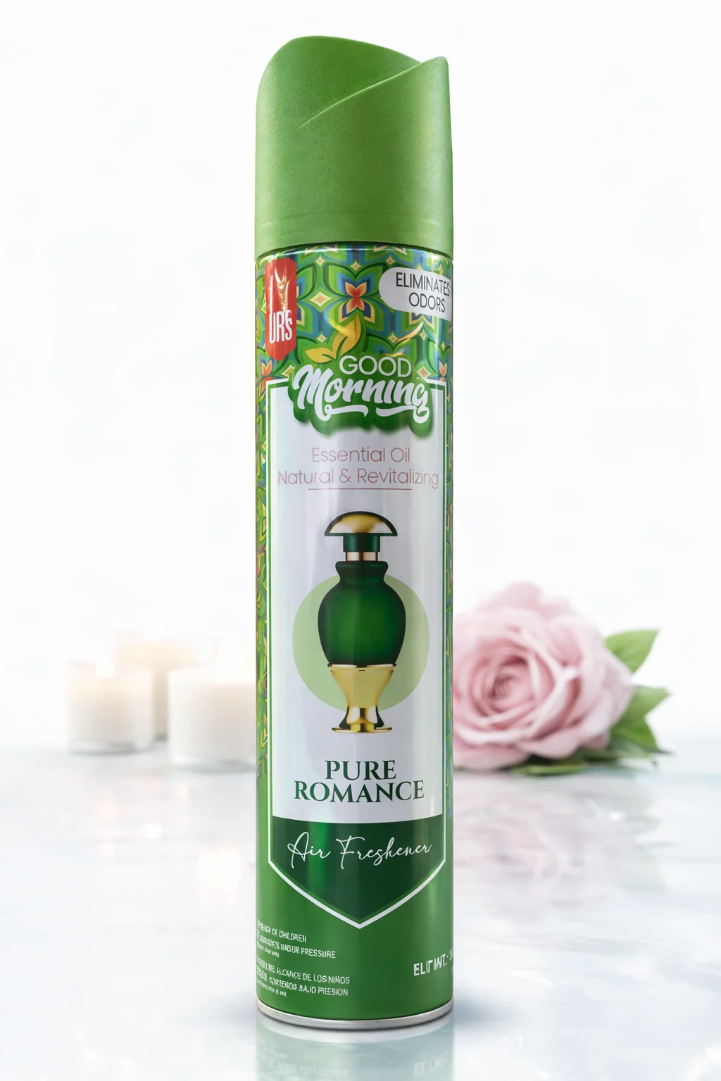 Good Morning Pure Romance Air Freshener – Long Lasting Essential Oil Fragrance Spray 300ML
